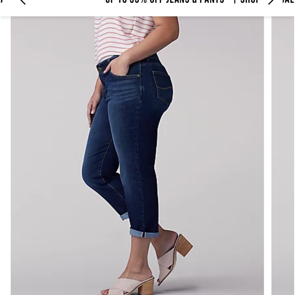 NWT - Lee Capri Mid Size Jeans - Picture 6 of 8